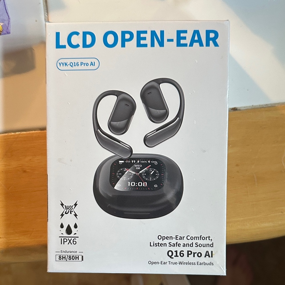 LCD Open-Ear Wireless Earbuds